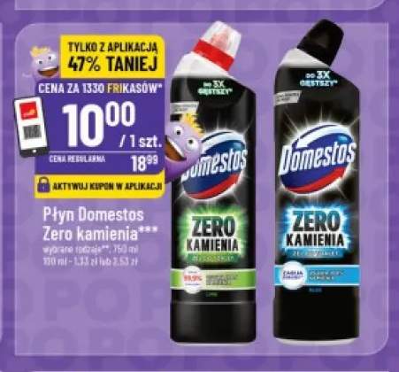 Płyn do WC Domestos Zero Kamienia Lime +1 wariant