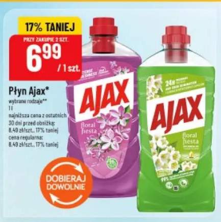 Płyn uniwersalny Ajax Floral Fiesta czerwony +1 wariant