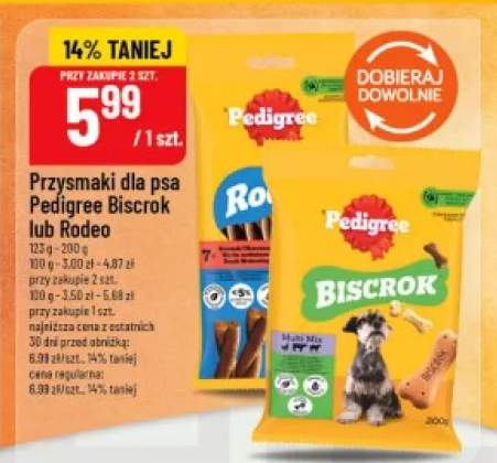 Przysmaki dla psa Pedigree Rodeo +1 wariant
