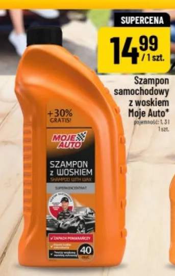 Szampon samochodowy z woskiem Moje Auto