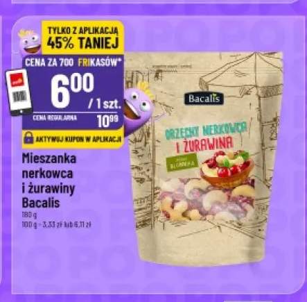 Mieszanka nerkowca i żurawiny Bacalis