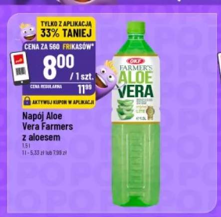 Napój Aloe Vera Farmers z aloesem OKF