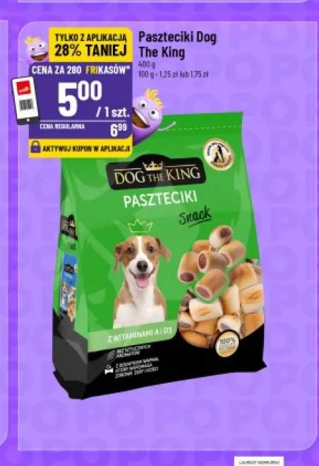 Paszteciki dla psa Dog The King