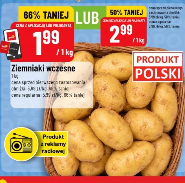 Ziemniaki wczesne polskie