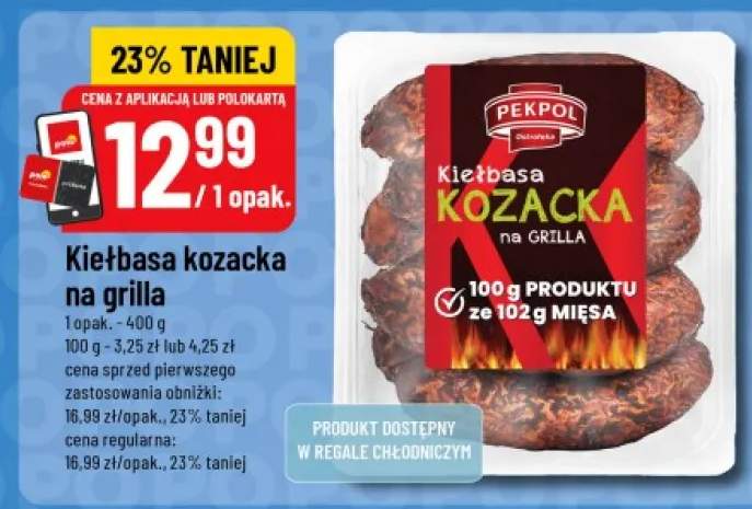 Kiełbasa kozacka na grilla Pekpol
