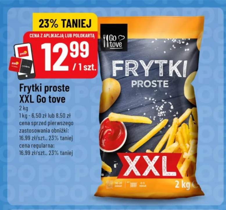 Frytki proste XXL Go tove