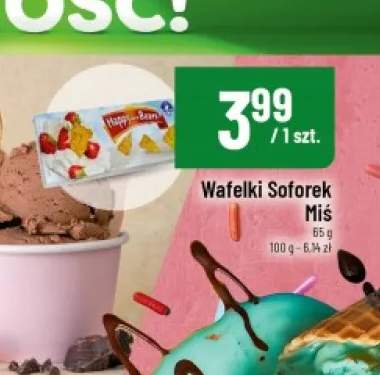 Wafelki Miś Soforek