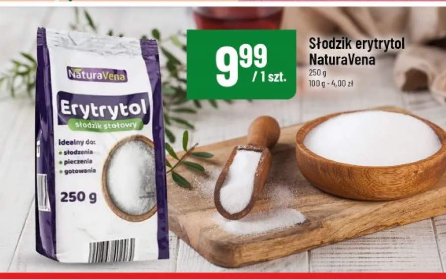 Słodzik erytrytol NaturaVena