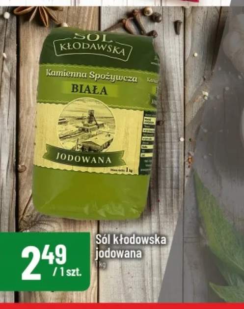 Sól kamienna spożywcza jodowana Sol Kłodawska