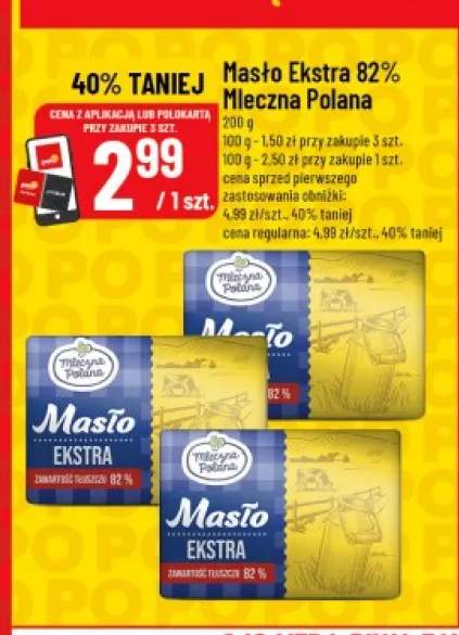 Masło Ekstra 82% Mleczna Polana