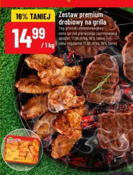 Zestaw premium drobiowy na grilla Drobimex