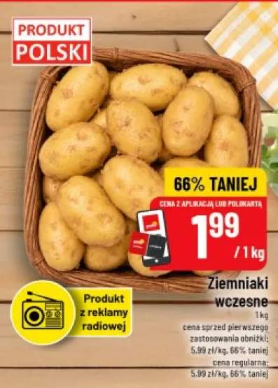 Ziemniaki wczesne polskie