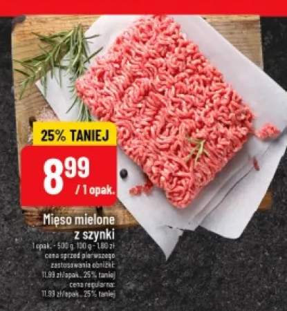Mięso mielone z szynki