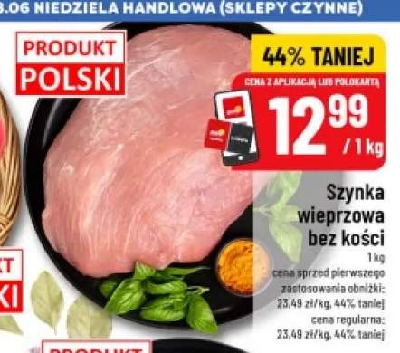 Szynka wieprzowa bez kości