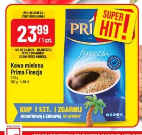 Kawa mielona Prima Finezja