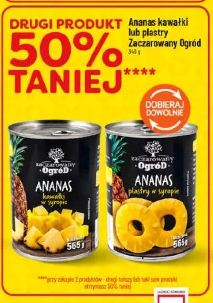 Ananas w puszce kawałki Zaczarowany Ogród +1 wariant