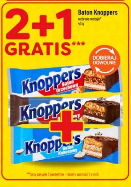 Baton Knoppers Orzechowy +2 warianty