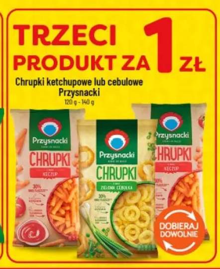 Chrupki Przysnacki o smaku ketchupu +1 wariant