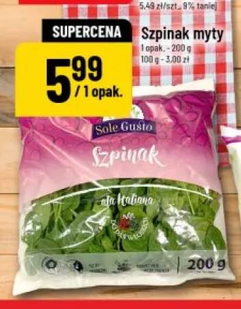 Szpinak myty Sole Gusto