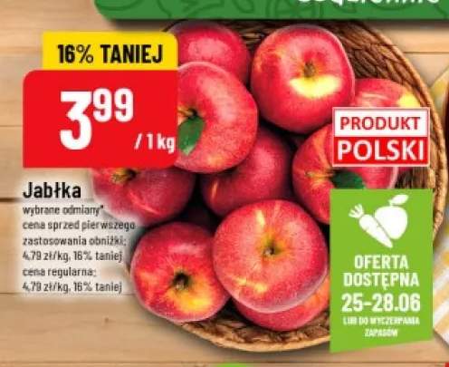 Jabłka wybrane odmiany
