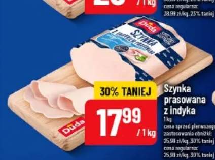 Szynka prasowana z indyka Duda