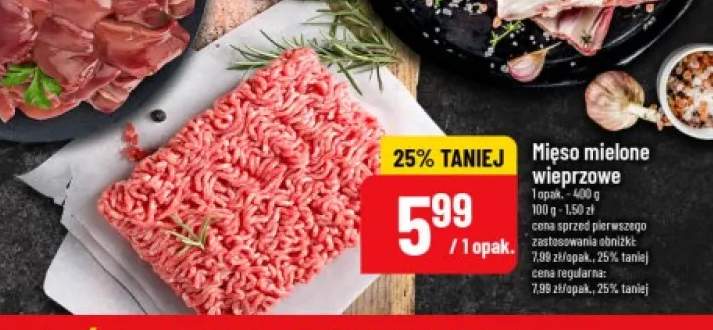 Mięso mielone wieprzowe