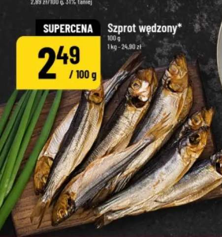 Szprot wędzony