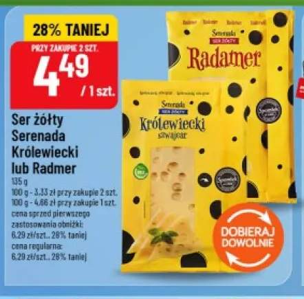 Ser żółty Serenada Królewiecki +1 wariant