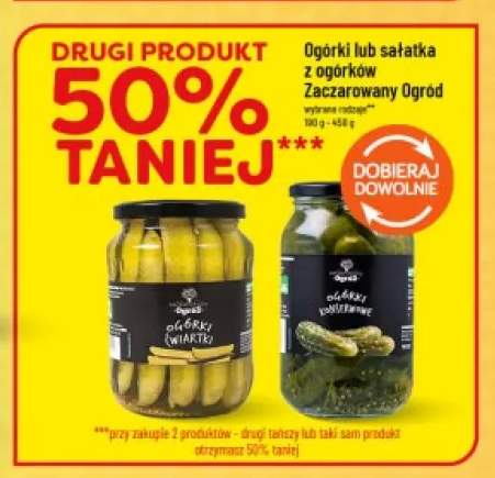 Ogórki ćwiartki Zaczarowany Ogród +2 warianty