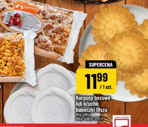 Kruche babeczki Olsza +1 wariant