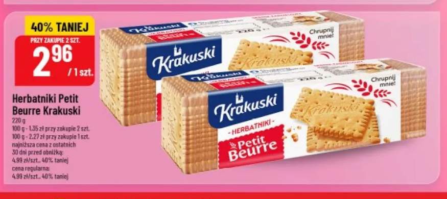 Herbatniki Petit Beurre Krakuski