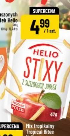 Stixy z suszonych jabłek Helio