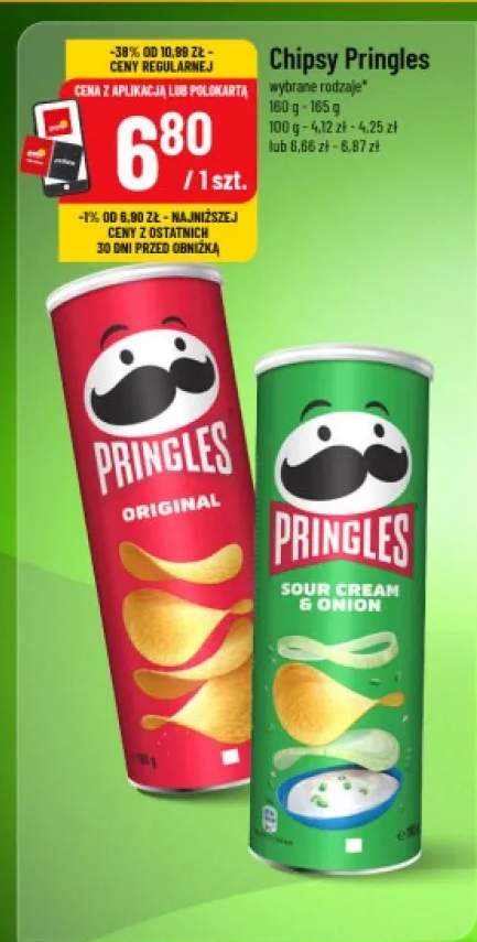 Chipsy Pringles Sour Cream & Onion +1 wariant