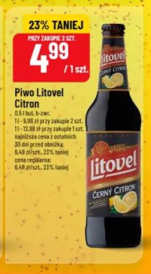 Piwo Litovel Citron