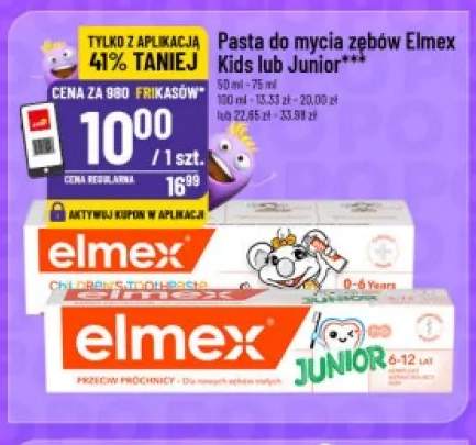 Pasta do mycia zębów Elmex Kids +1 wariant