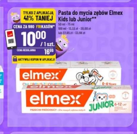Pasta do mycia zębów Elmex Junior +1 wariant