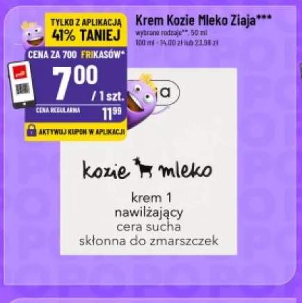 Krem do twarzy Ziaja Kozie Mleko 1 nawilżający