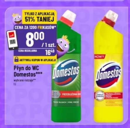 Płyn do WC Domestos Pine Fresh +1 wariant
