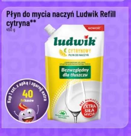 Płyn do mycia naczyń Ludwik Refill cytrynowy