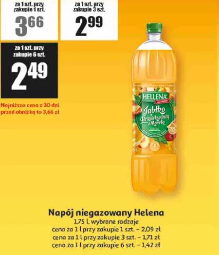 napój niegazowany