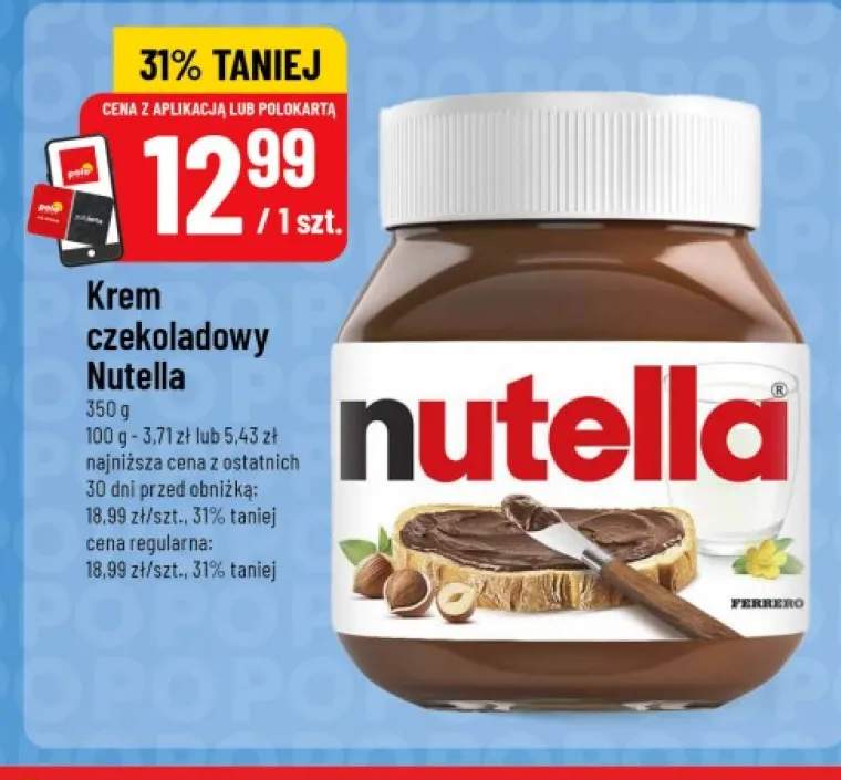 Krem czekoladowy Nutella