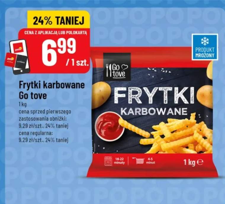 Frytki karbowane Go tove