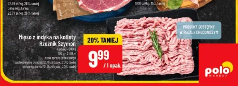 Mięso z indyka na kotlety Rzeźnik Szymon