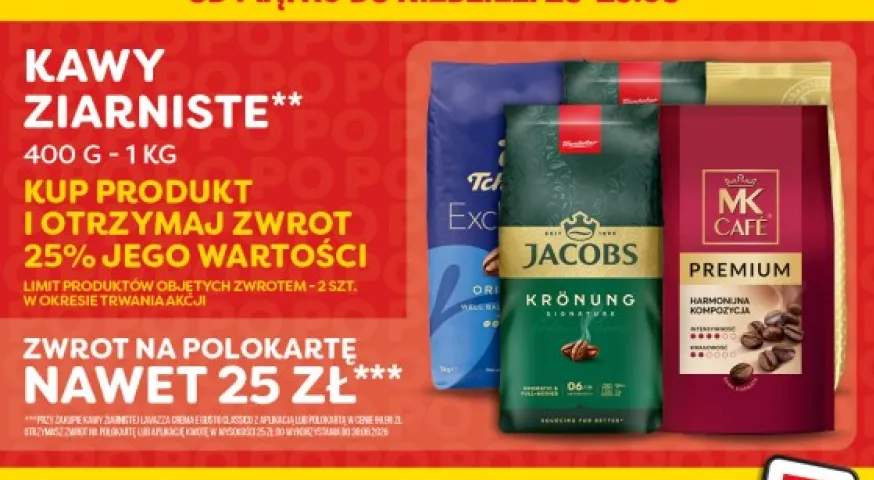 Kawa ziarnista MK Café Premium +2 warianty