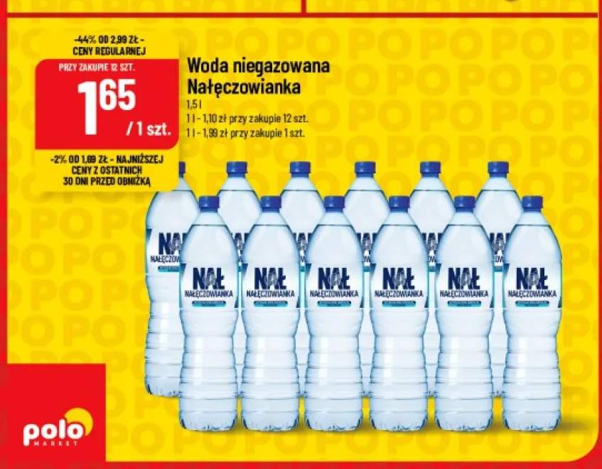 Woda niegazowana Nałęczowianka
