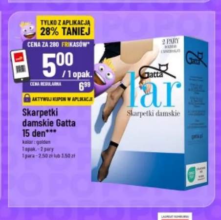 Skarpetki damskie Gatta 15 den 2-pak