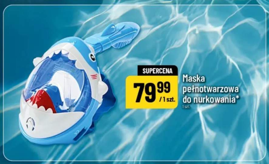 Maska pełnotwarzowa do nurkowania