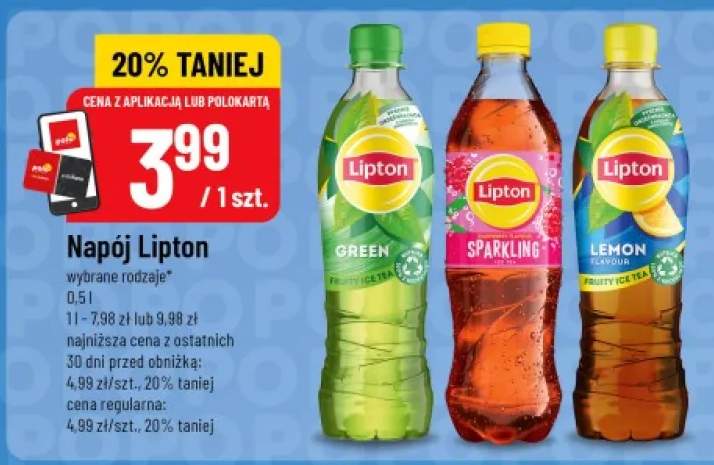 Napój Lipton Lemon +2 warianty