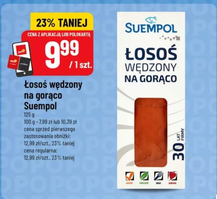 Łosoś wędzony na gorąco Suempol