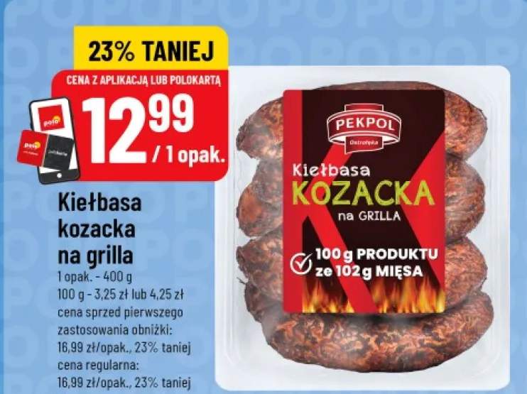 Kiełbasa kozacka na grilla Pekpol
